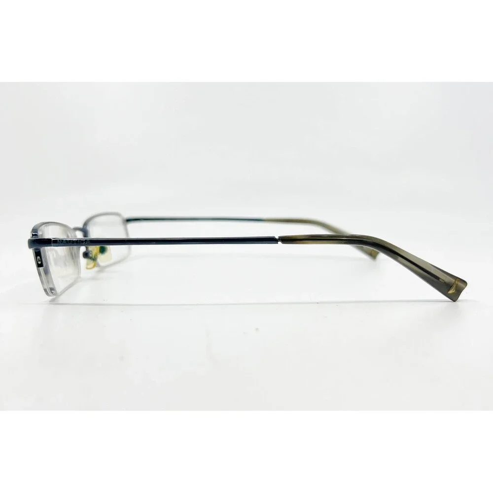 Nautica Eyeglasses Mens Navy Blue Half Rim N7139 038 Stainless 50-18-140